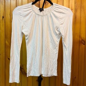 Klik Elegant White Long Sleeve Top